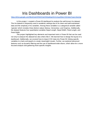 Write-up, first page